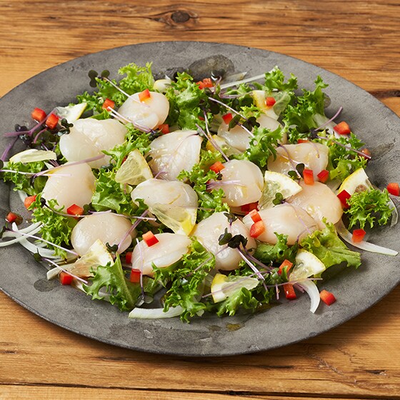 ホタテのカルパッチョ レモンソース オイシックス公式