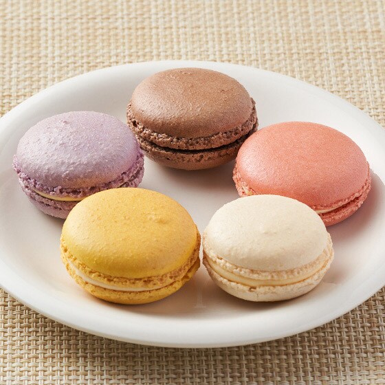 予約】【合成着色料不使用】5種のご褒美マカロン|有機野菜 通販