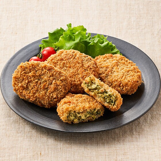 雪室じゃがいもとカーリーケールのコロッケ