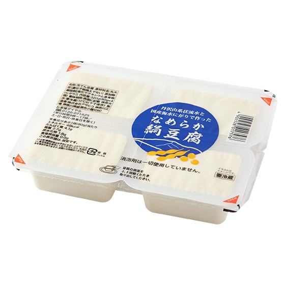 きぬ】なめらか絹 豆腐 4P|有機野菜 通販 Oisix(おいしっくす)