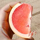 ルビー色がきれいな果肉です