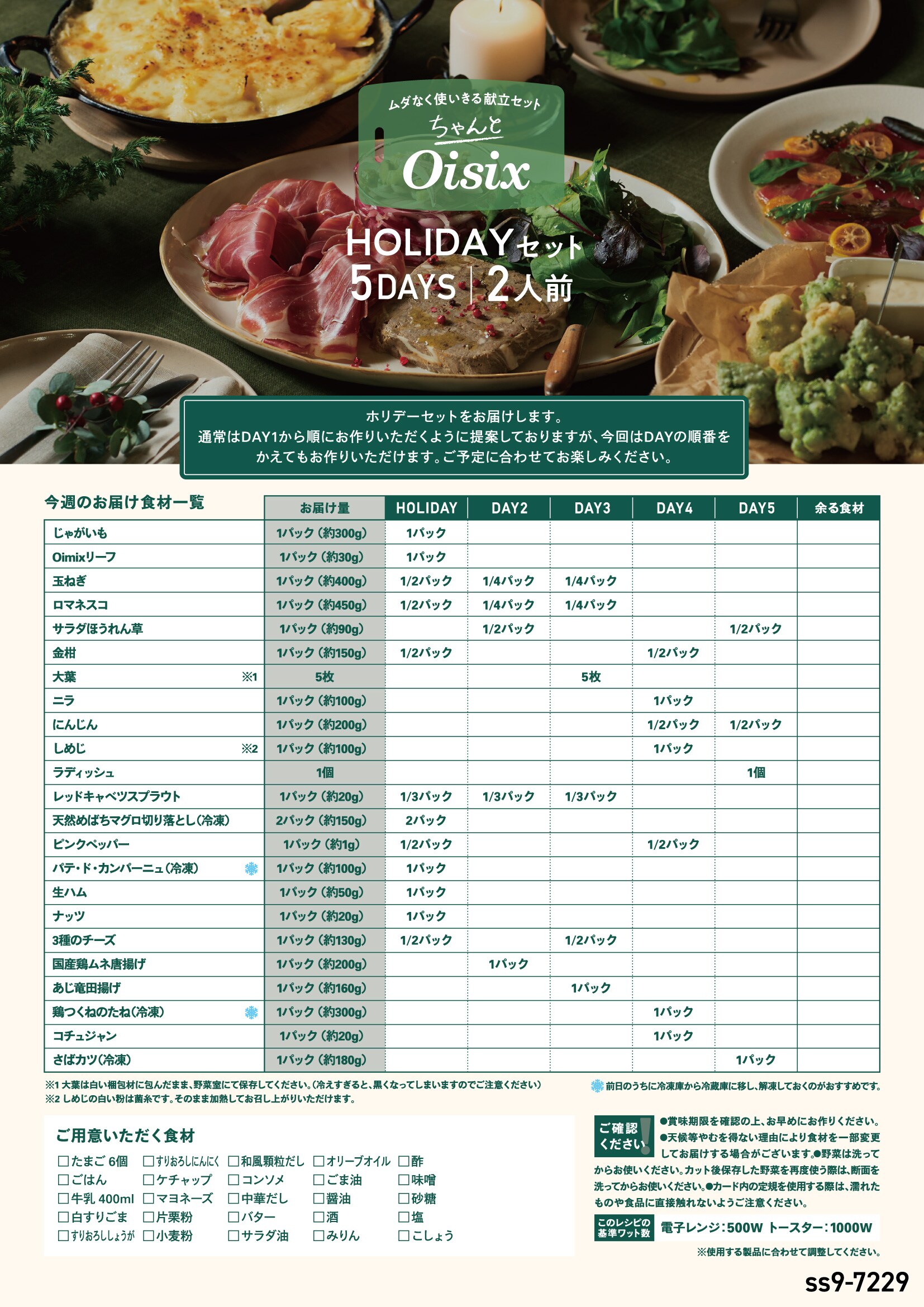 Oisix CookBoxレシピ｜Oisix（オイシックス）