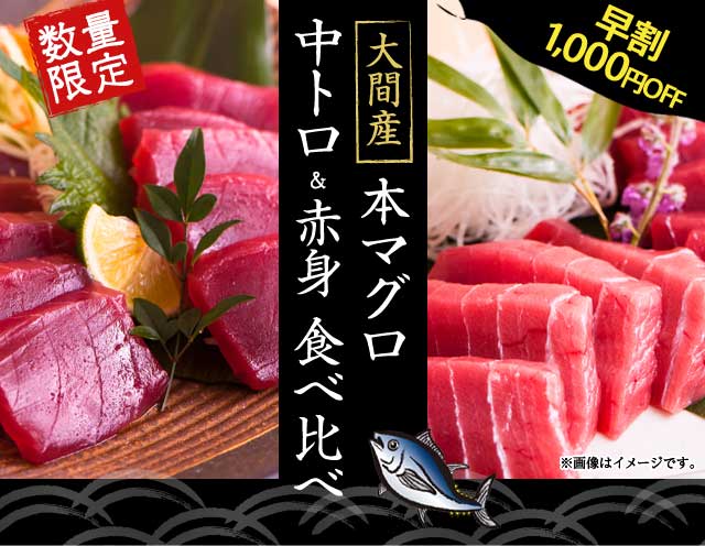 天然大間本まぐろ(赤身・中トロ)セット ｜ Oisix産直おとりよせ市場