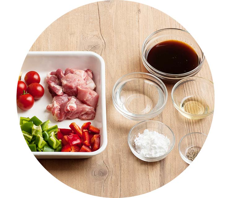 厳しい基準をクリアした安全な食材、調味料を使用しています