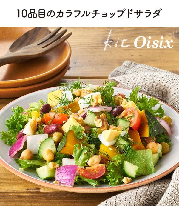 kit Oisix 10品目のカラフルチョップドサラダ