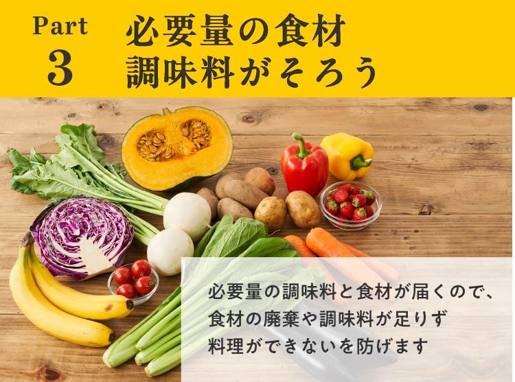 Oisix 基準の食材を使用