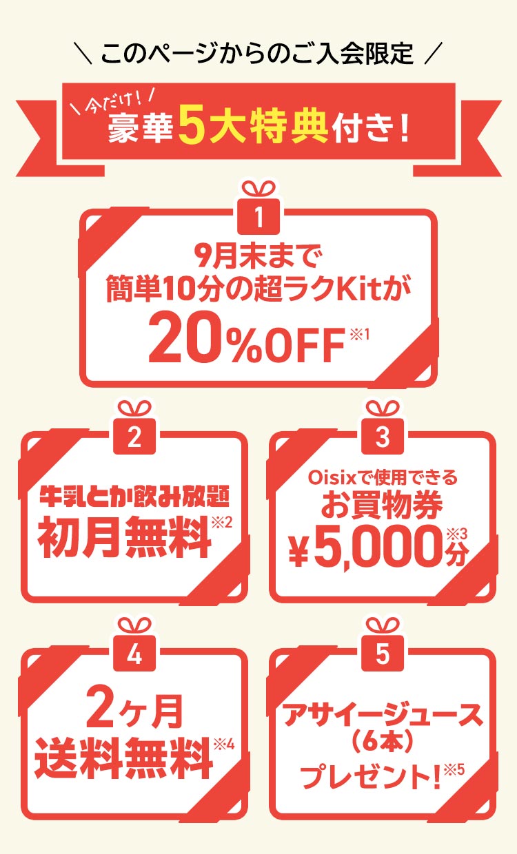 超ラクKitキャンペーン