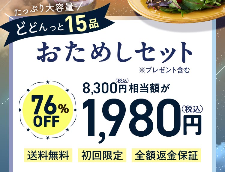 どどんっとおためしセット