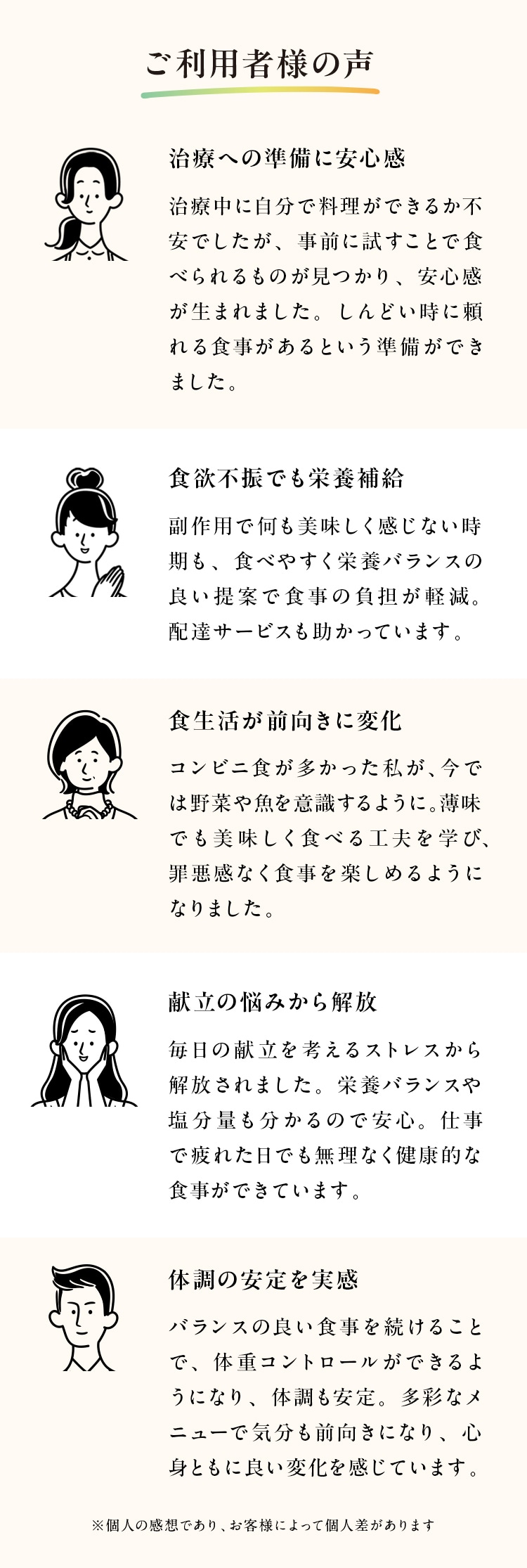 お客様の声